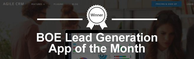 Agile CRM – Branching Out Europe Lead Generation App of The Month